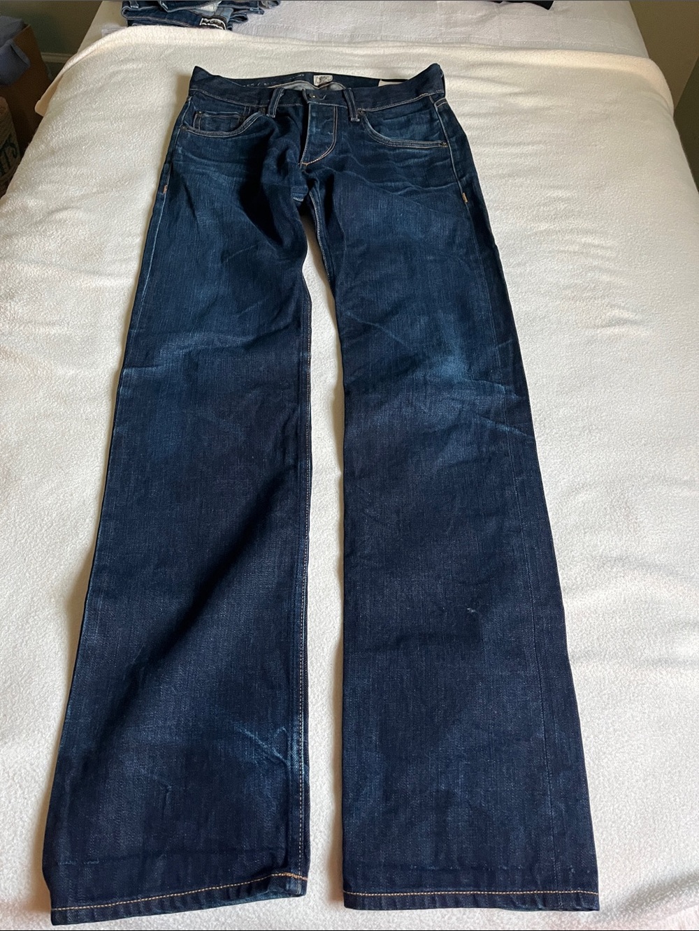 rag & bone Dark Indigo white oak cone denim Jeans